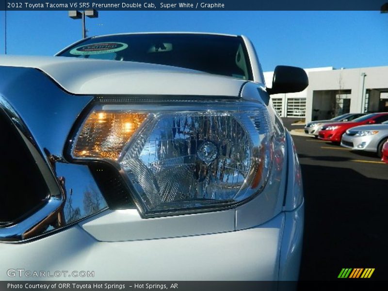 Super White / Graphite 2012 Toyota Tacoma V6 SR5 Prerunner Double Cab