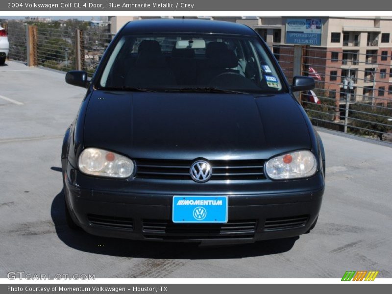 Blue Anthracite Metallic / Grey 2004 Volkswagen Golf GL 4 Door