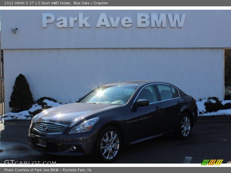 Blue Slate / Graphite 2012 Infiniti G 37 x S Sport AWD Sedan