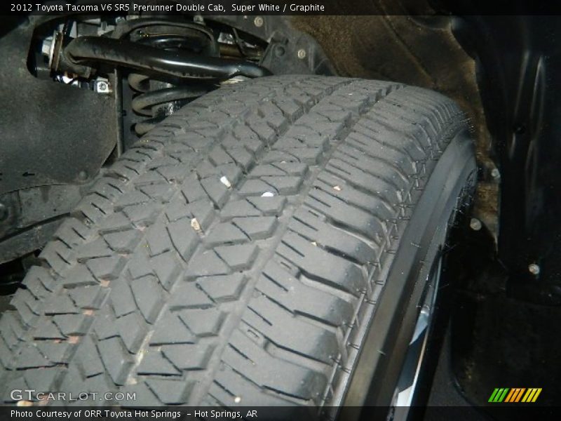 Super White / Graphite 2012 Toyota Tacoma V6 SR5 Prerunner Double Cab