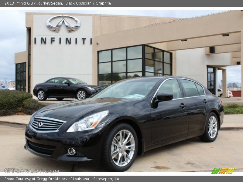 Black Obsidian / Graphite 2013 Infiniti G 37 Journey Sedan