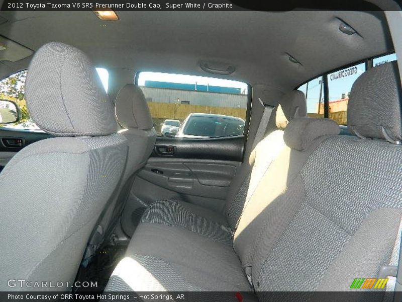 Super White / Graphite 2012 Toyota Tacoma V6 SR5 Prerunner Double Cab