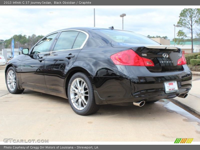 Black Obsidian / Graphite 2013 Infiniti G 37 Journey Sedan
