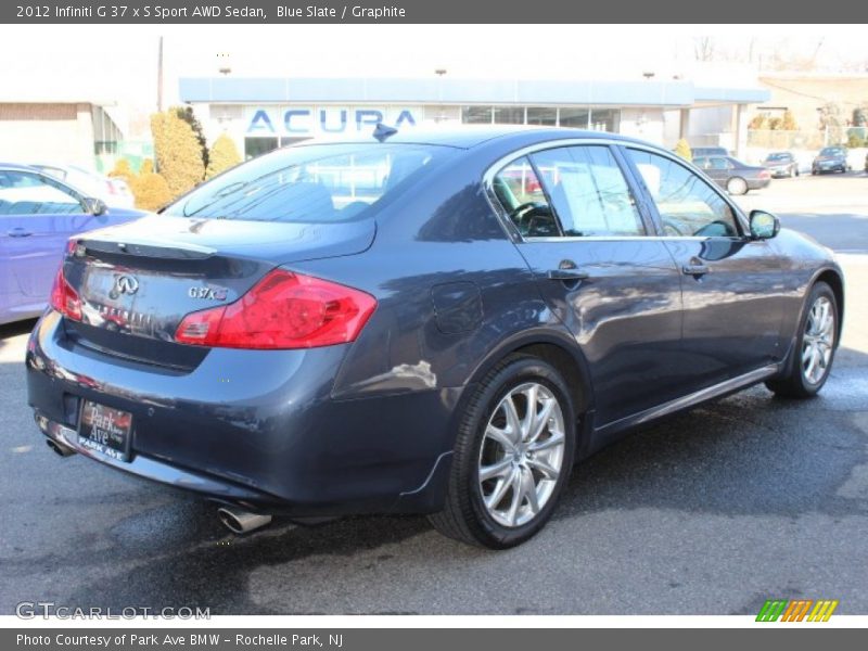 Blue Slate / Graphite 2012 Infiniti G 37 x S Sport AWD Sedan