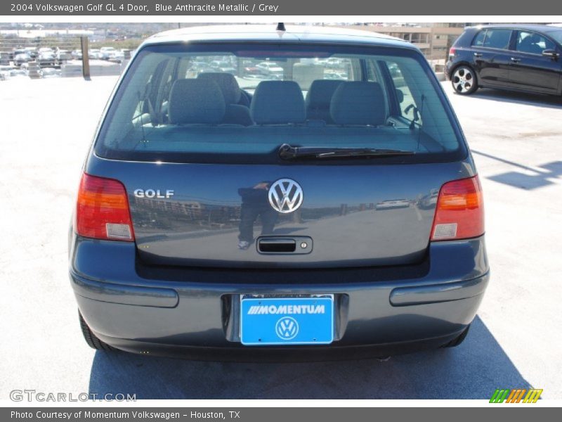 Blue Anthracite Metallic / Grey 2004 Volkswagen Golf GL 4 Door