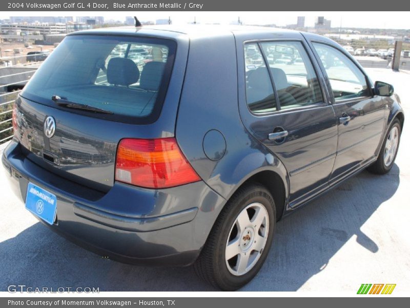 Blue Anthracite Metallic / Grey 2004 Volkswagen Golf GL 4 Door