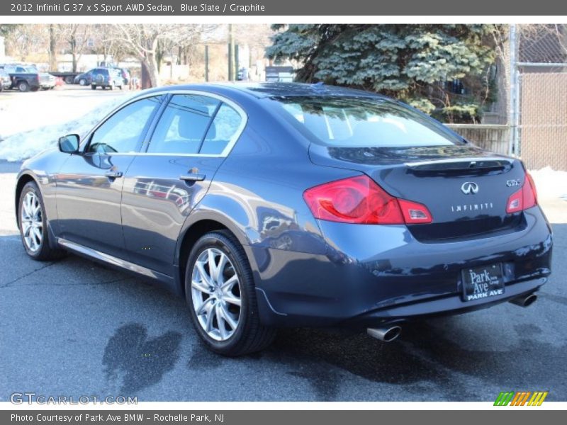 Blue Slate / Graphite 2012 Infiniti G 37 x S Sport AWD Sedan