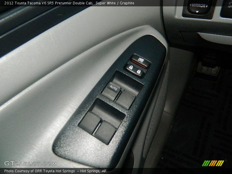Super White / Graphite 2012 Toyota Tacoma V6 SR5 Prerunner Double Cab