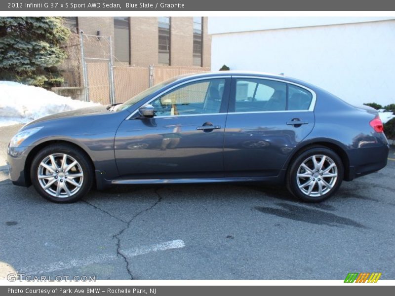 Blue Slate / Graphite 2012 Infiniti G 37 x S Sport AWD Sedan