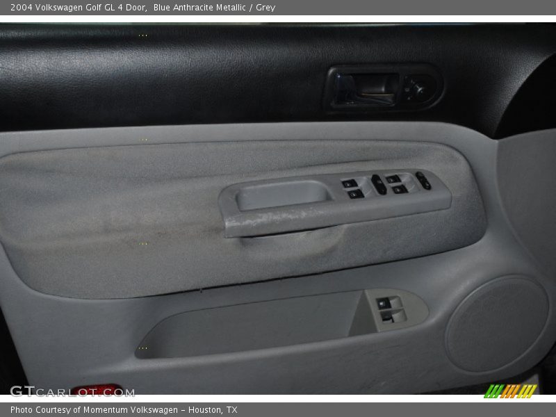 Blue Anthracite Metallic / Grey 2004 Volkswagen Golf GL 4 Door