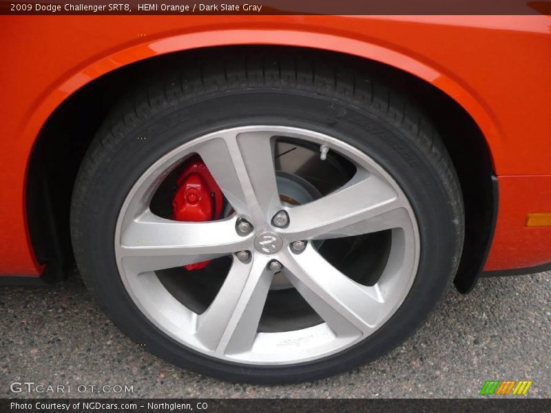 HEMI Orange / Dark Slate Gray 2009 Dodge Challenger SRT8