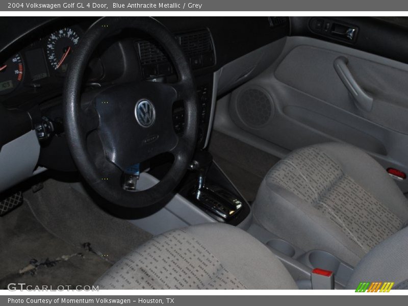 Blue Anthracite Metallic / Grey 2004 Volkswagen Golf GL 4 Door
