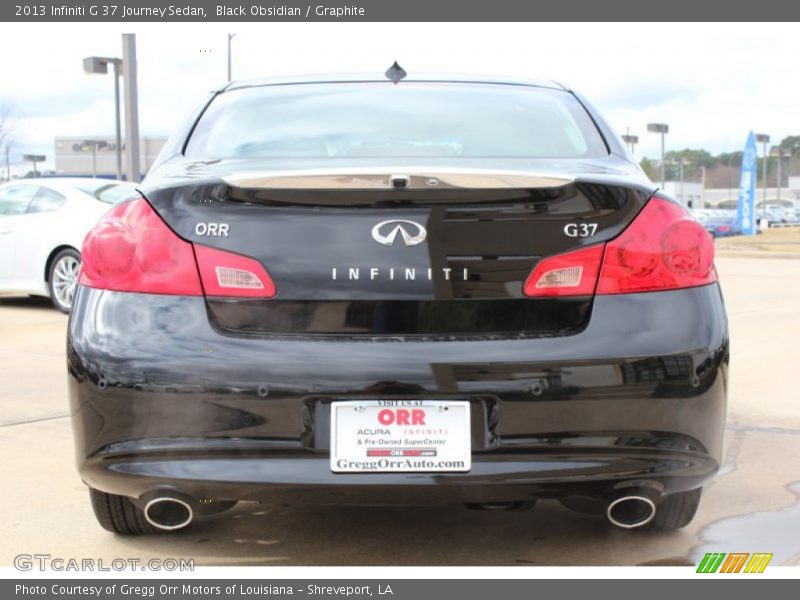 Black Obsidian / Graphite 2013 Infiniti G 37 Journey Sedan