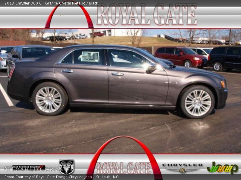 Granite Crystal Metallic / Black 2013 Chrysler 300 C