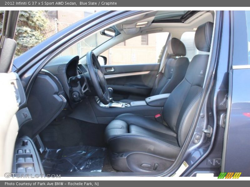 Blue Slate / Graphite 2012 Infiniti G 37 x S Sport AWD Sedan