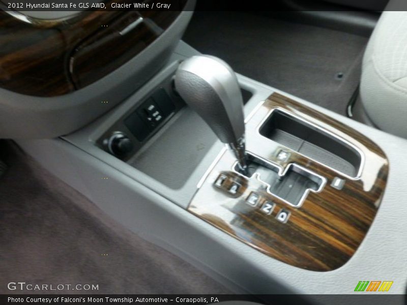 Glacier White / Gray 2012 Hyundai Santa Fe GLS AWD