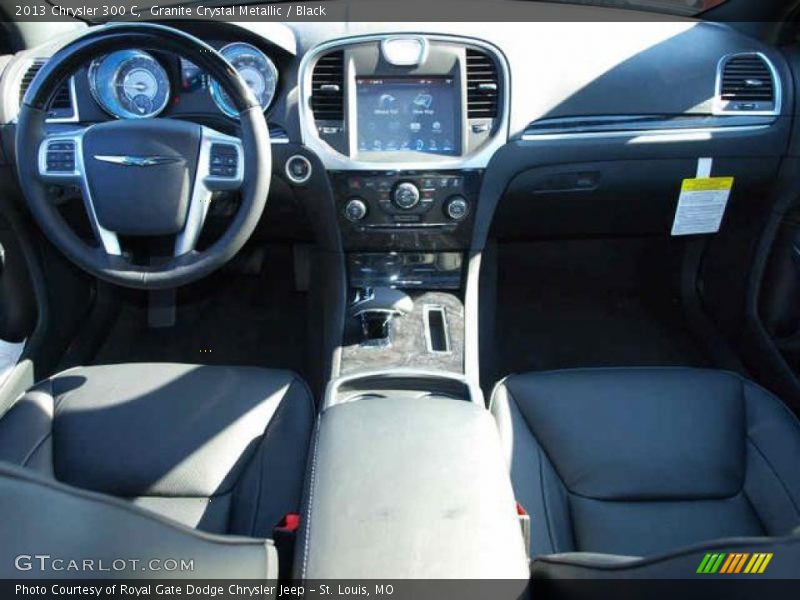 Granite Crystal Metallic / Black 2013 Chrysler 300 C