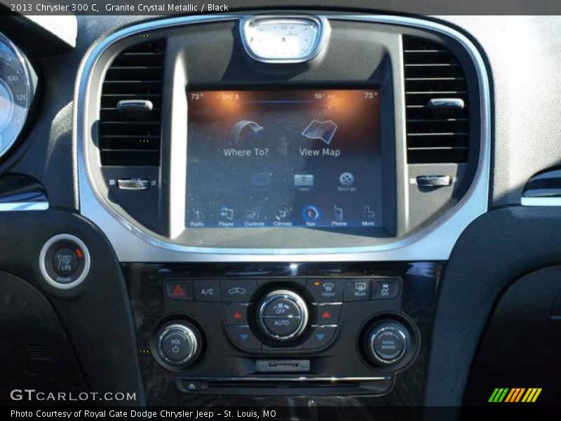 Granite Crystal Metallic / Black 2013 Chrysler 300 C