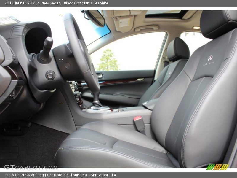  2013 G 37 Journey Sedan Graphite Interior