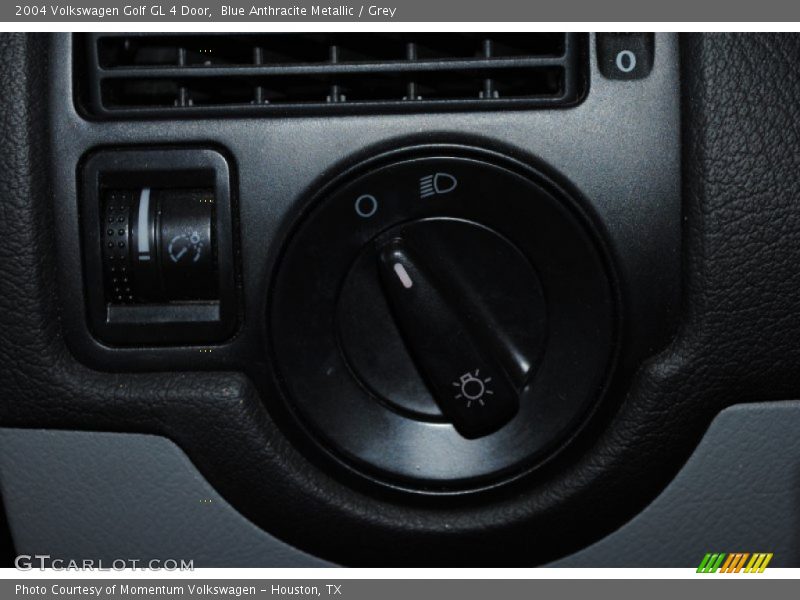 Blue Anthracite Metallic / Grey 2004 Volkswagen Golf GL 4 Door