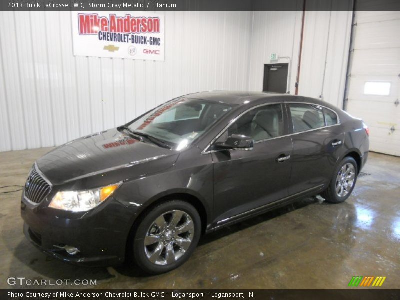 Storm Gray Metallic / Titanium 2013 Buick LaCrosse FWD