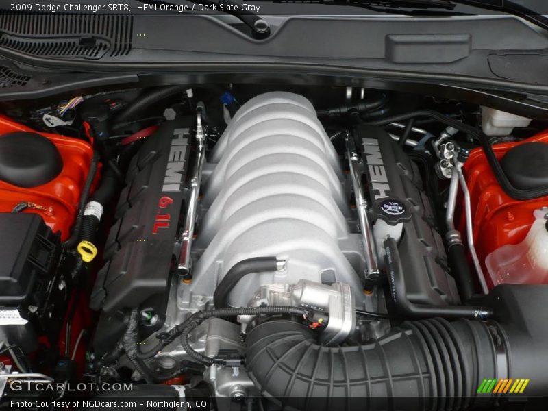HEMI Orange / Dark Slate Gray 2009 Dodge Challenger SRT8
