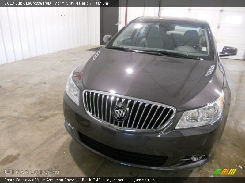 Storm Gray Metallic / Titanium 2013 Buick LaCrosse FWD