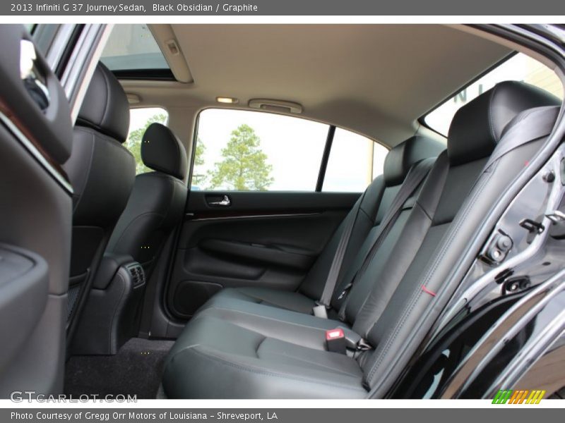 Rear Seat of 2013 G 37 Journey Sedan