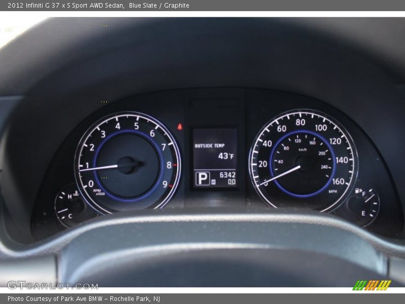Blue Slate / Graphite 2012 Infiniti G 37 x S Sport AWD Sedan