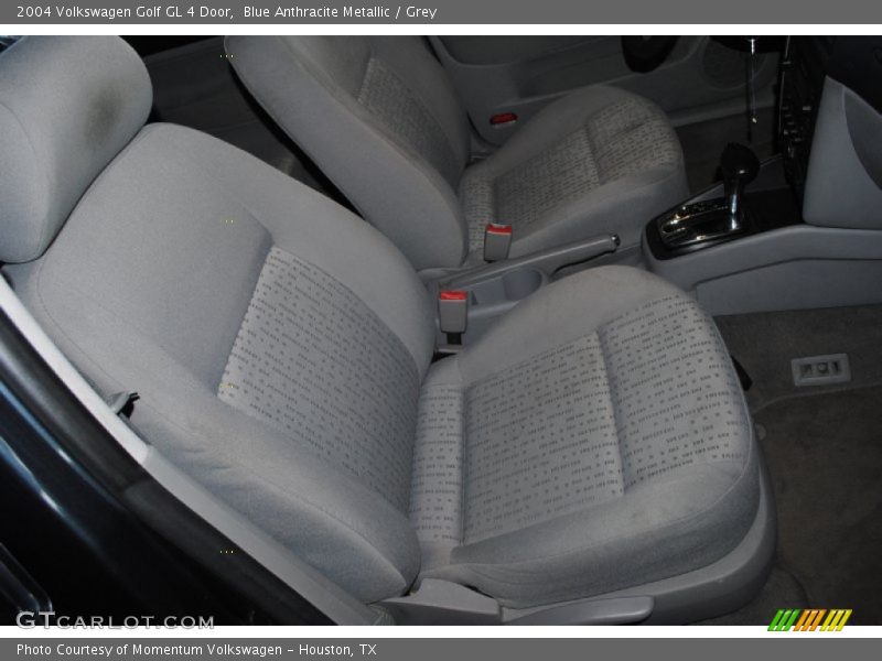 Blue Anthracite Metallic / Grey 2004 Volkswagen Golf GL 4 Door