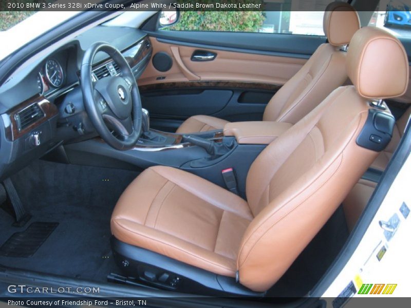 Front Seat of 2010 3 Series 328i xDrive Coupe