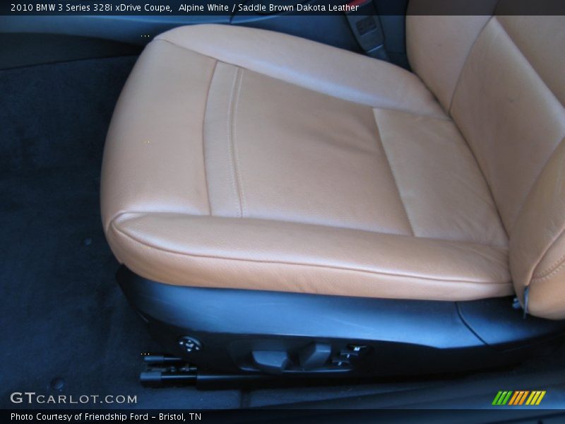 Alpine White / Saddle Brown Dakota Leather 2010 BMW 3 Series 328i xDrive Coupe