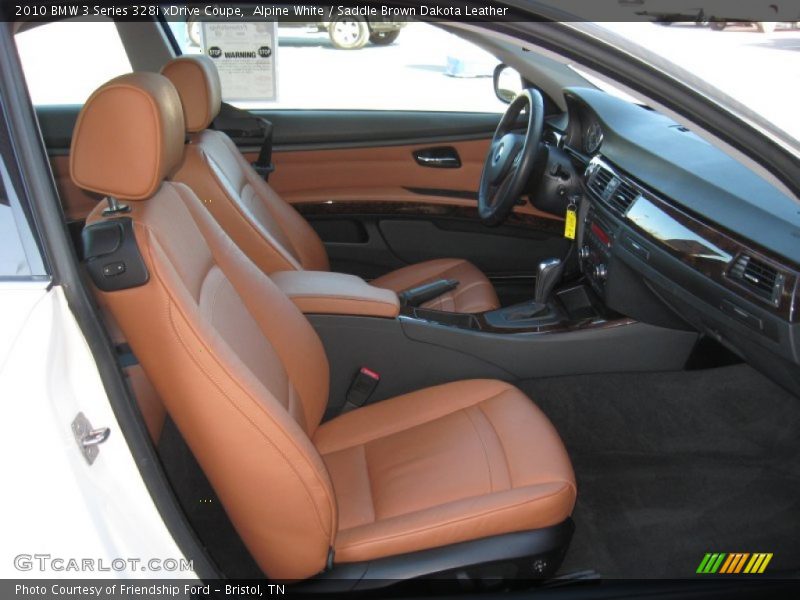 Front Seat of 2010 3 Series 328i xDrive Coupe