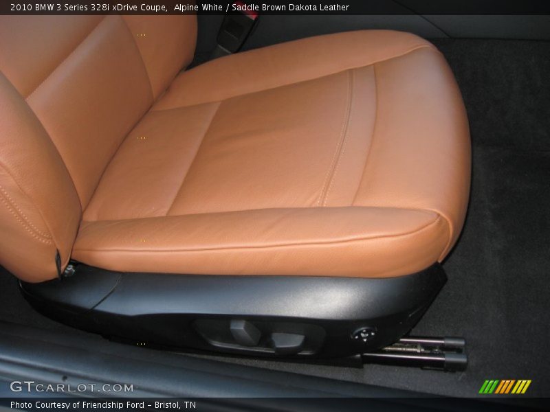Alpine White / Saddle Brown Dakota Leather 2010 BMW 3 Series 328i xDrive Coupe