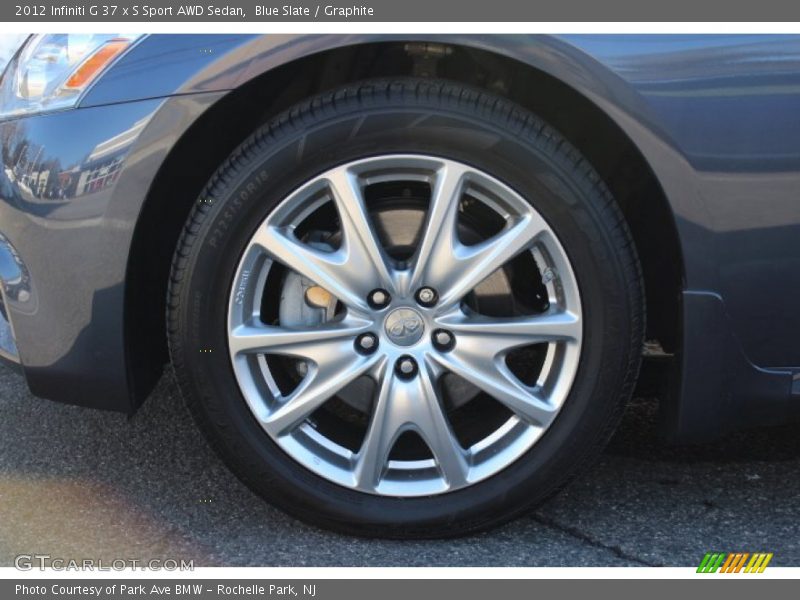 Blue Slate / Graphite 2012 Infiniti G 37 x S Sport AWD Sedan
