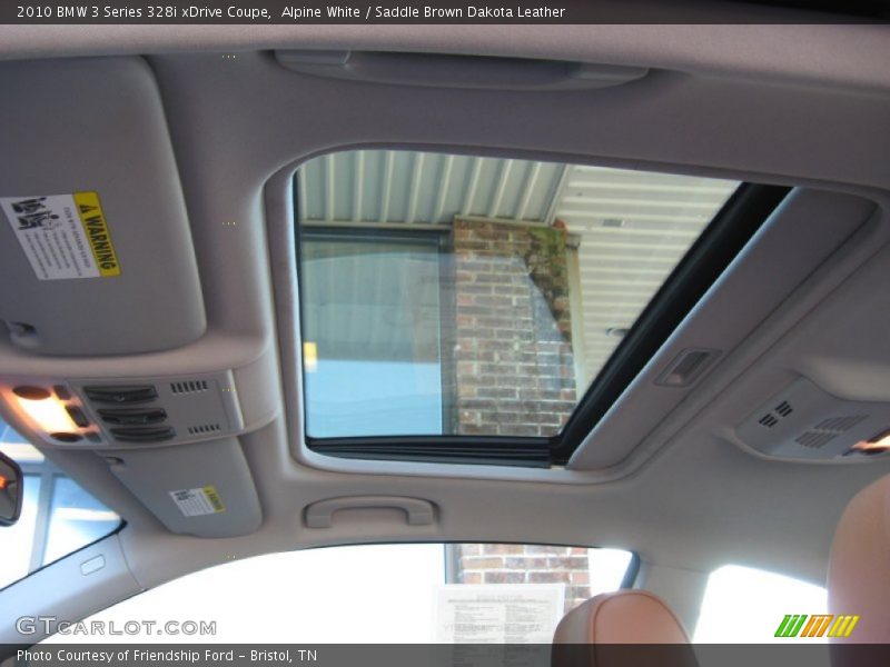 Alpine White / Saddle Brown Dakota Leather 2010 BMW 3 Series 328i xDrive Coupe