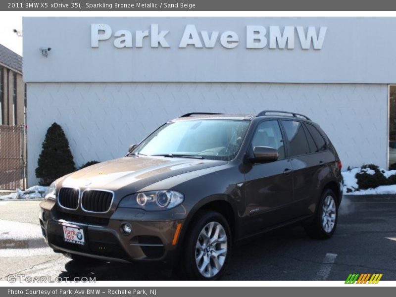 Sparkling Bronze Metallic / Sand Beige 2011 BMW X5 xDrive 35i