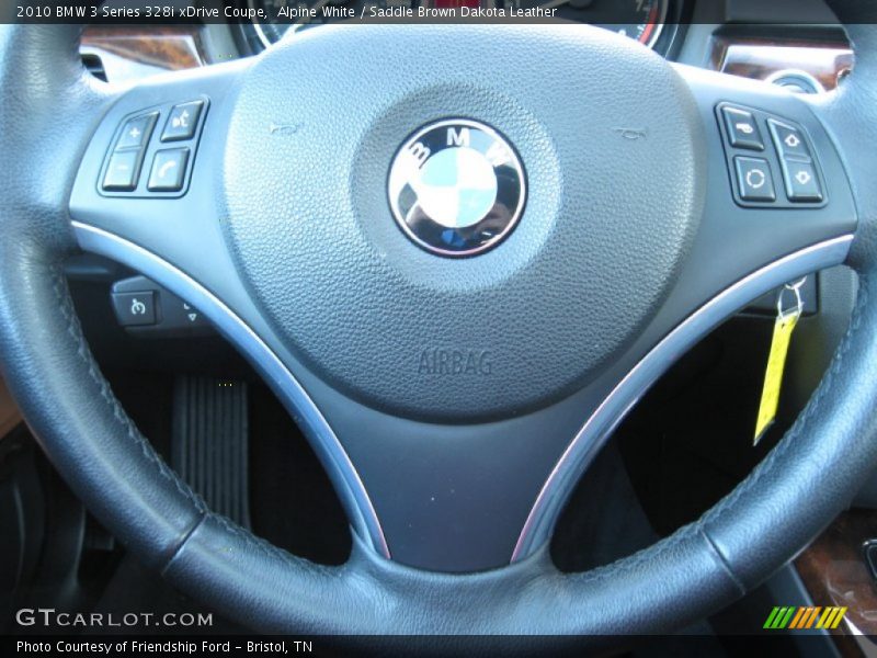 Alpine White / Saddle Brown Dakota Leather 2010 BMW 3 Series 328i xDrive Coupe