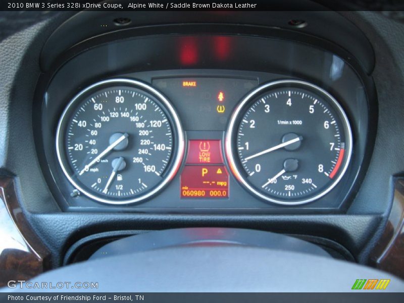 Alpine White / Saddle Brown Dakota Leather 2010 BMW 3 Series 328i xDrive Coupe