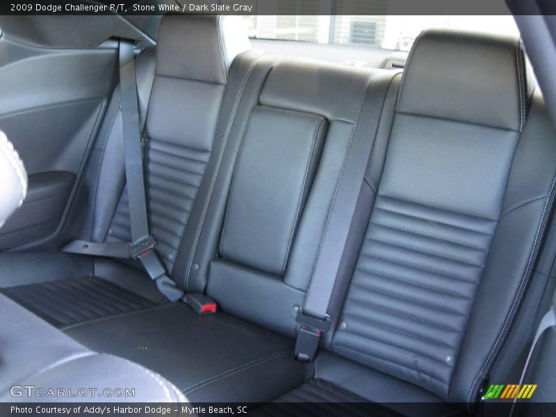 Stone White / Dark Slate Gray 2009 Dodge Challenger R/T