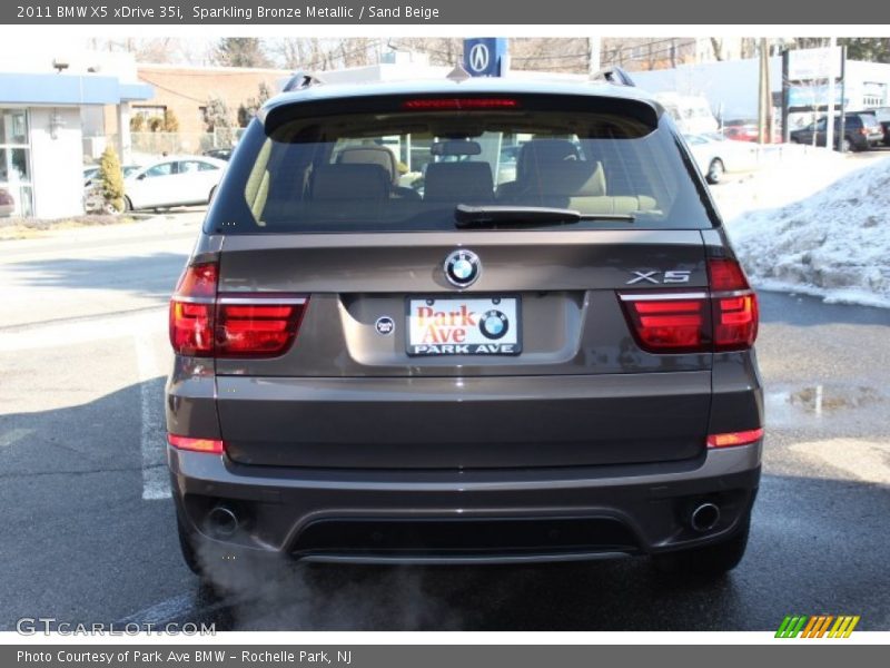 Sparkling Bronze Metallic / Sand Beige 2011 BMW X5 xDrive 35i