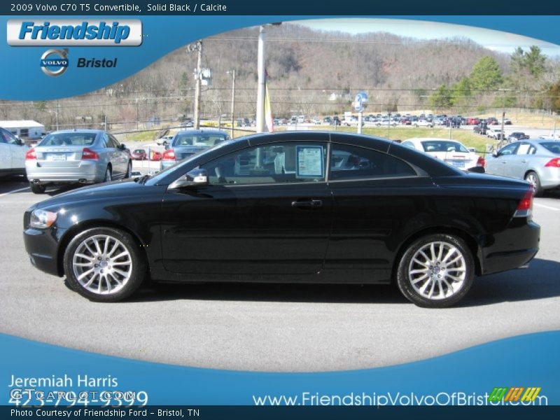 Solid Black / Calcite 2009 Volvo C70 T5 Convertible