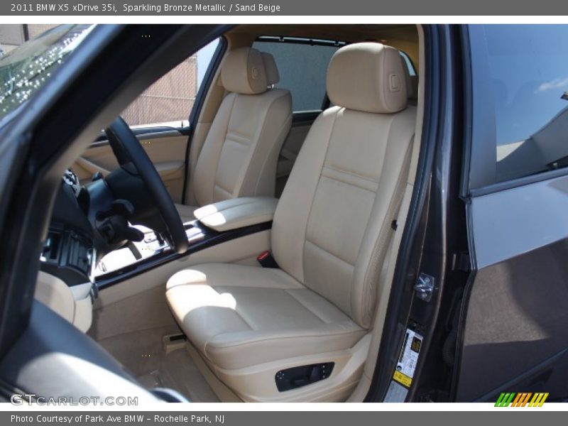 Sparkling Bronze Metallic / Sand Beige 2011 BMW X5 xDrive 35i
