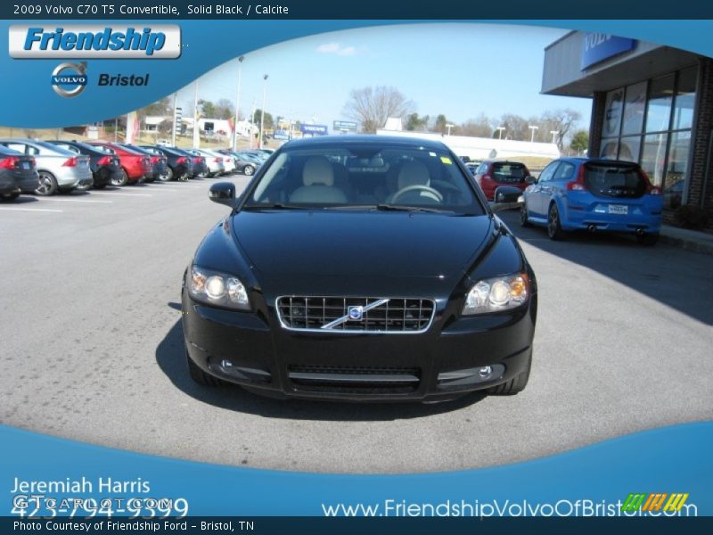 Solid Black / Calcite 2009 Volvo C70 T5 Convertible