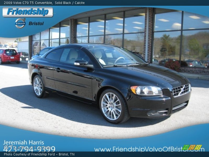 Solid Black / Calcite 2009 Volvo C70 T5 Convertible