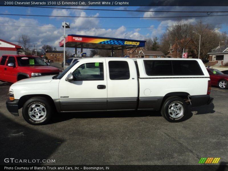 Summit White / Graphite 2000 Chevrolet Silverado 1500 LS Extended Cab