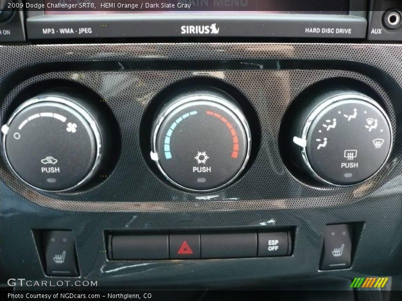 HEMI Orange / Dark Slate Gray 2009 Dodge Challenger SRT8
