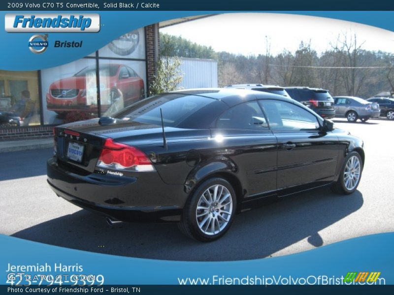 Solid Black / Calcite 2009 Volvo C70 T5 Convertible