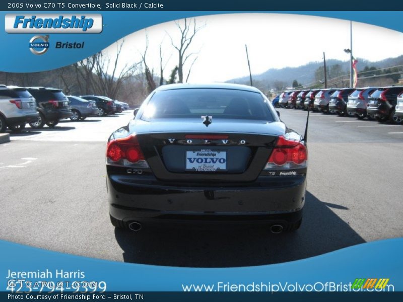 Solid Black / Calcite 2009 Volvo C70 T5 Convertible