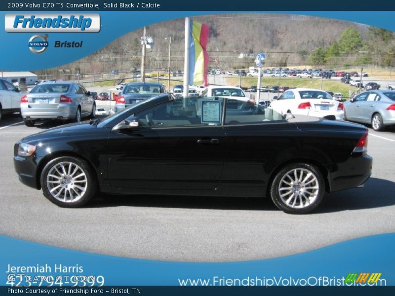 Solid Black / Calcite 2009 Volvo C70 T5 Convertible